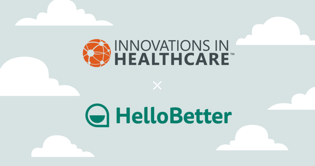 Titelbild: Innovations in Healthcare X HelloBetter Kooperation