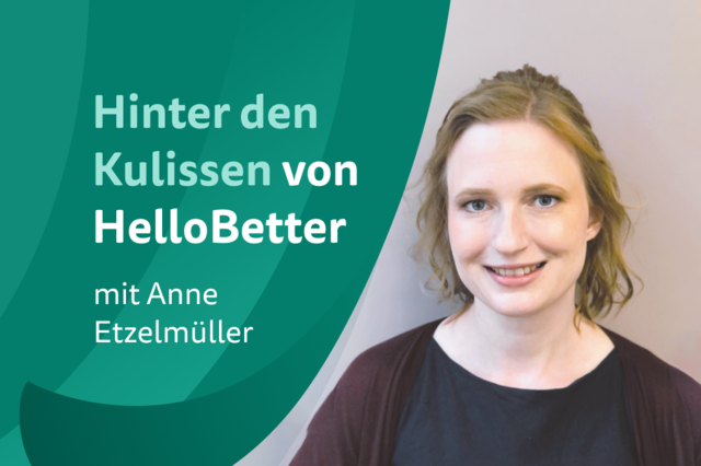 Titelbild: Anne Etzelmüller berichtet im Interview von der Wirksamkeit der HelloBetter Online-Therapieprogramme